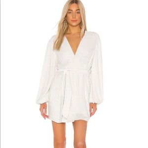 Retrofete Gabrielle robe white size large